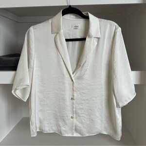 Wilfred Silky Button Down Top